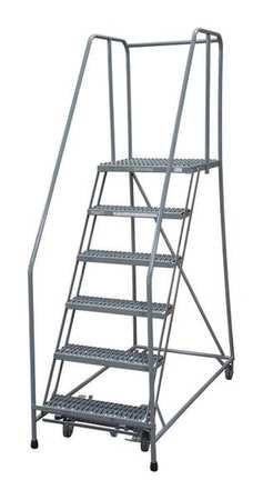 COTTERMAN 1506R1824A1E20B4W4C1P6 ROLLING LADDER STEEL 90IN. H. GRAY