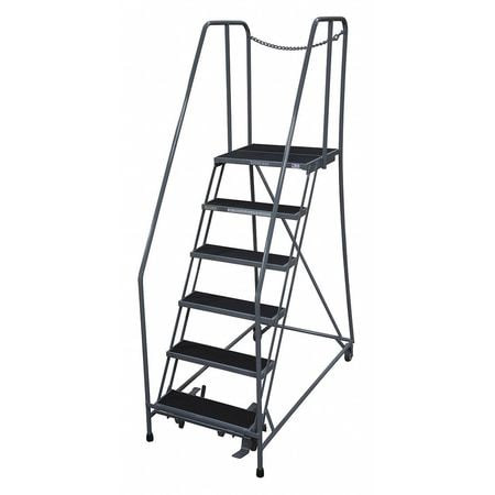 COTTERMAN 1006R2630A2E20B4D3C1P6 ROLLING LADDER STEEL 90IN. H. GRAY