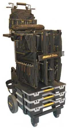 MOBILE SHOP MS-CEC-Empty BLACK,LIGHT DUTY,TOOL UTILITY CART