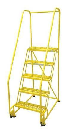 COTTERMAN 5TR18A3E20B8C2P6 ROLLING LADDER STEEL 80IN. H. YELLOW