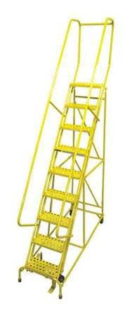 COTTERMAN 1009R1824A3E10B4C2P6 ROLLING LADDER STEEL 120IN. H. YELLOW