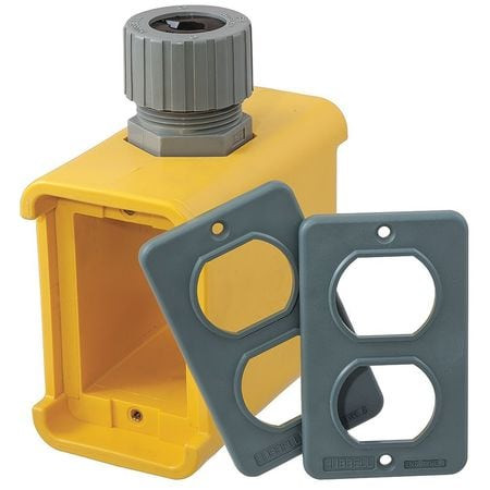 HUBBELL HBL3000 ELECTRICAL OUTLET BOXES & SWITCH BOXES; 