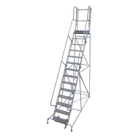 COTTERMAN 1X07R2632A3E30B4W4C1P4 ROLLING LADDER STEEL 100IN. H. GRAY