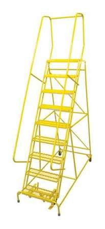 COTTERMAN 1009R2632A6E10B4C2P6 ROLLING LADDER STEEL 120IN. H. YELLOW