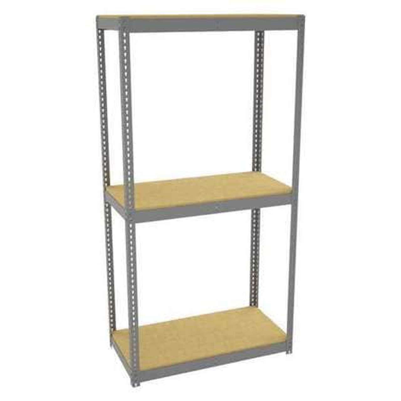 TENNSCO CORP ZLC8-4824S-3D BOLTLESS SHELVING UNIT 48INWX24INDX96INH