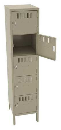 TENNSCO CORP BS5-151812-1SD BOX LOCKER SAND 15IN.WX18IN.DX66IN.H
