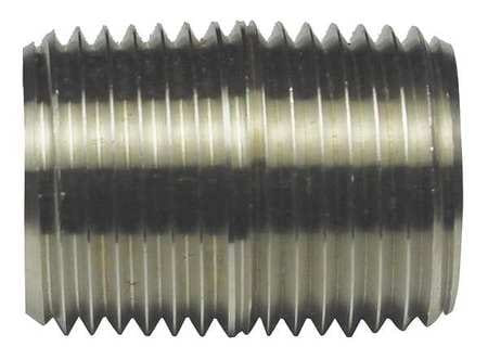 CALBRITE S410CLCN00 RIGID NIPPLE THREAD 304 SS 1-1/2INL