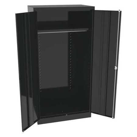 TENNSCO CORP 7124BK WARDROBE STRGE CAB BLK 150LB. 3-PT LOCK