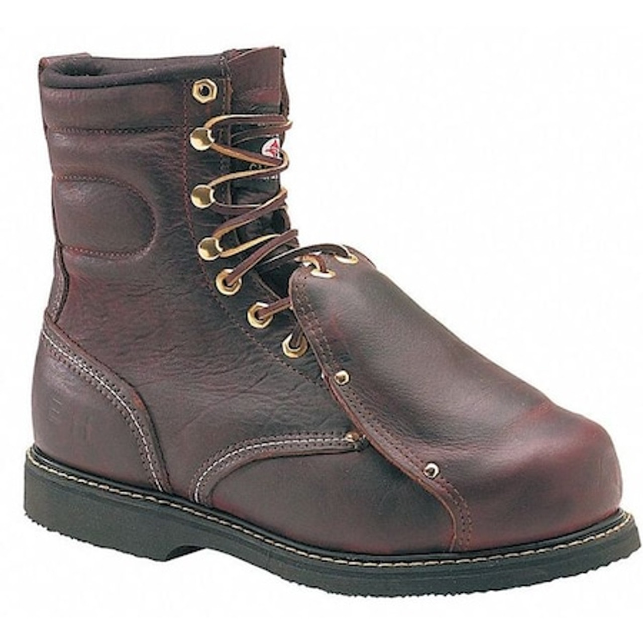 CAROLINA SHOE 505 SZ: 6.5EE 8" WORK BOOT,6-1/2,EE,BROWN,STEEL,PR