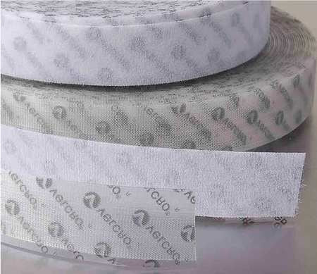 VELCRO 101W390572 RECLOSABLE FASTENER LOOP WHITE 75 FT L