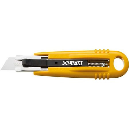 OLFA SK-4 SAFETY KNIFE,5-3/4 IN.,BLACK/YELLOW