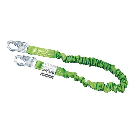 HONEYWELL 216M-Z7/4FTGN SHOCK-ABSORBING LANYARD,GREEN
