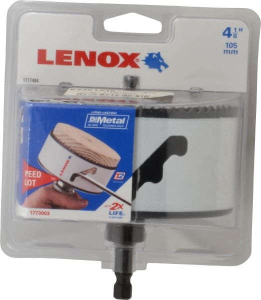 LENOX 1773003 HOLESAW T3 ARBORED 66A 4 1/8 105MM 1/PK