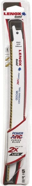 LENOX 21062956GR RECIPROCATING SAW BLADE,TPI 6,PK5