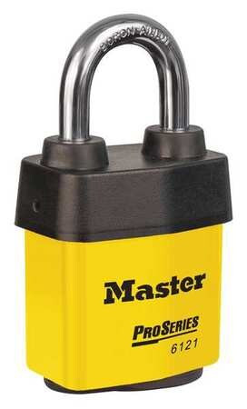 MASTER LOCK 6121KAYLW LOCKOUT PADLOCK KA YELLOW