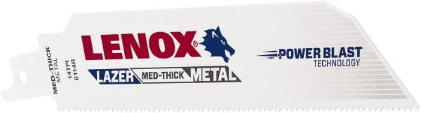 LENOX 201726114R 6" LONG X 1" THICK, BI-METAL RECIPROCATI