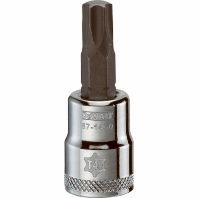 STANLEY DWMT87146OSP T45 STAR TORX SOCKET, 3/8-IN. DRIVE