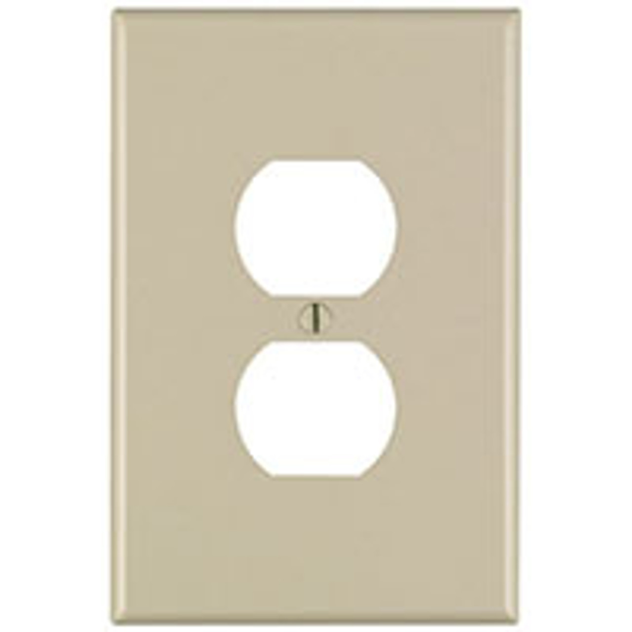 LEVITON 001-86103-000 WALLPLATE 1DUP O/S IVORY      