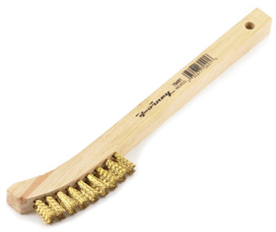 FORNEY INDUSTRIES INC 70491 WIRE SCRATCH BRUSH, BRASS, 8-5/8 IN.