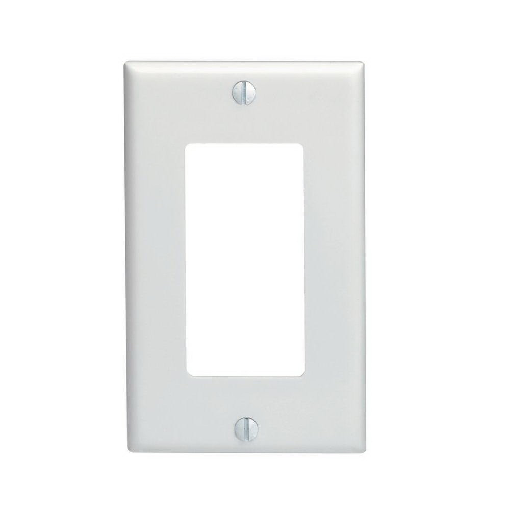 LEVITON 021-80401-00W WALLPLATE 1DEC WHT