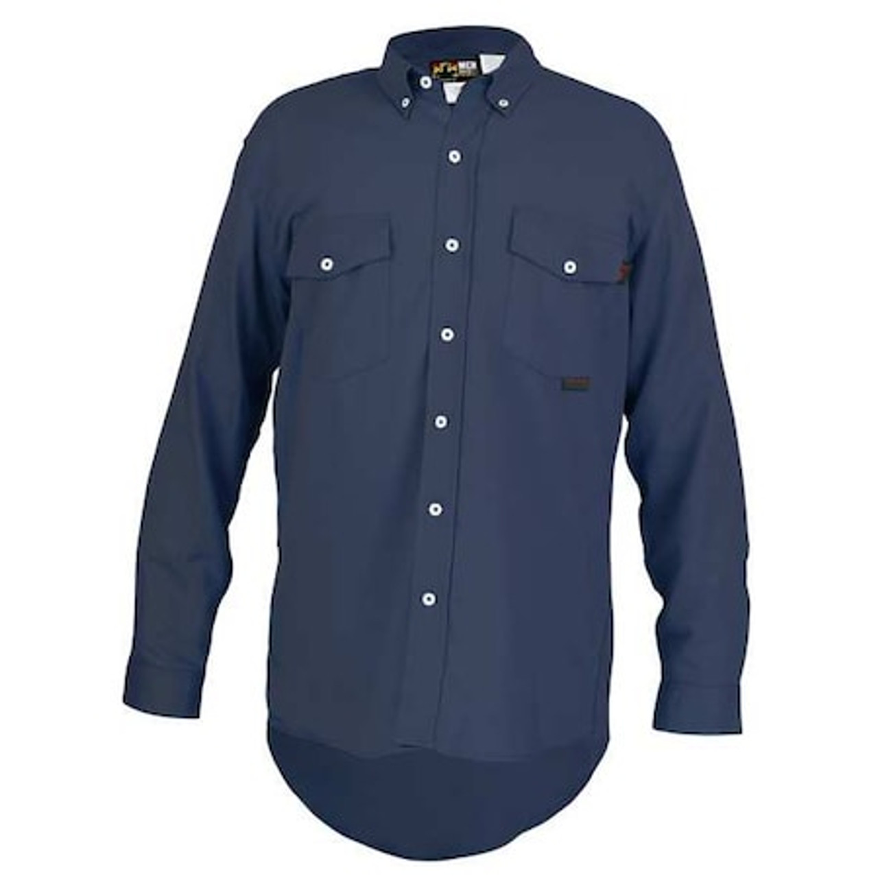 MCR SAFETY S1NXL S1NXL FR WORK SHIRT X-LRG NAVY BLUE