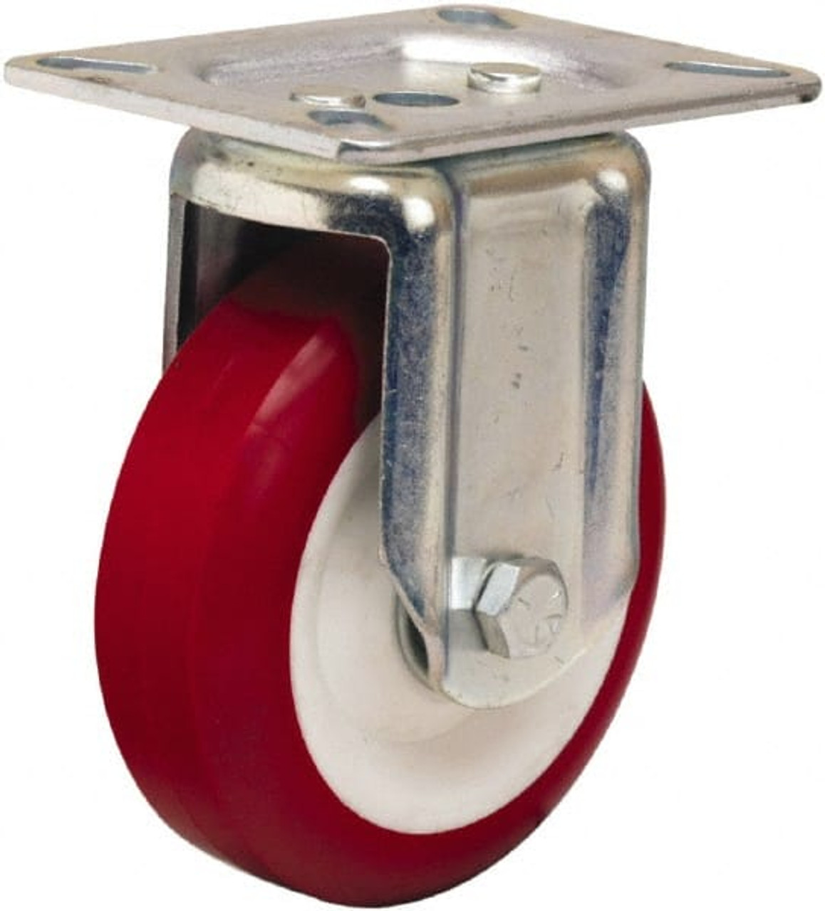 HAMILTON R-HL-4NF RIGID CASTER,HL 4X1-3/8 POLY-TECH