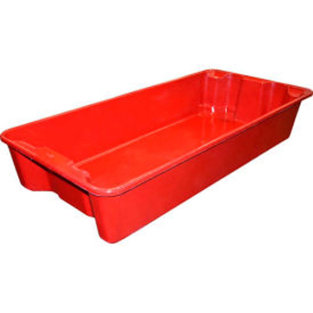 MOLDED FIBERGLASS 7801085280W RED FIBERGLASS NEST STACK TOTE