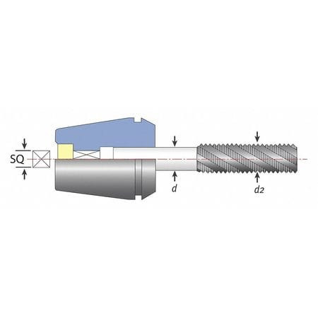 TECHNIKS 05350-DIN COLLET,ER16,8.00MM