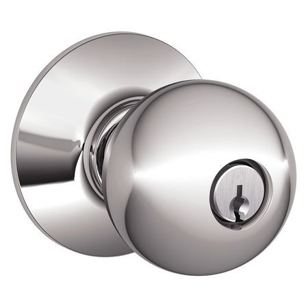 SCHLAGE F51A ORB 625 KNOB LOCKSET MECHANICAL ENTRANCE GRD. 1