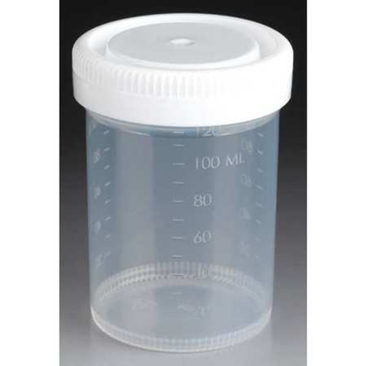 GLOBE SCIENTIFIC 6527 AIRTIGHT CONTAINER 120ML WIDE PK300