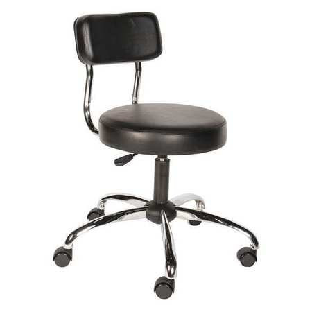 SHOPSOL 3010012 SHOPSOL ROUND LAB STOOL WITH BACKREST - 