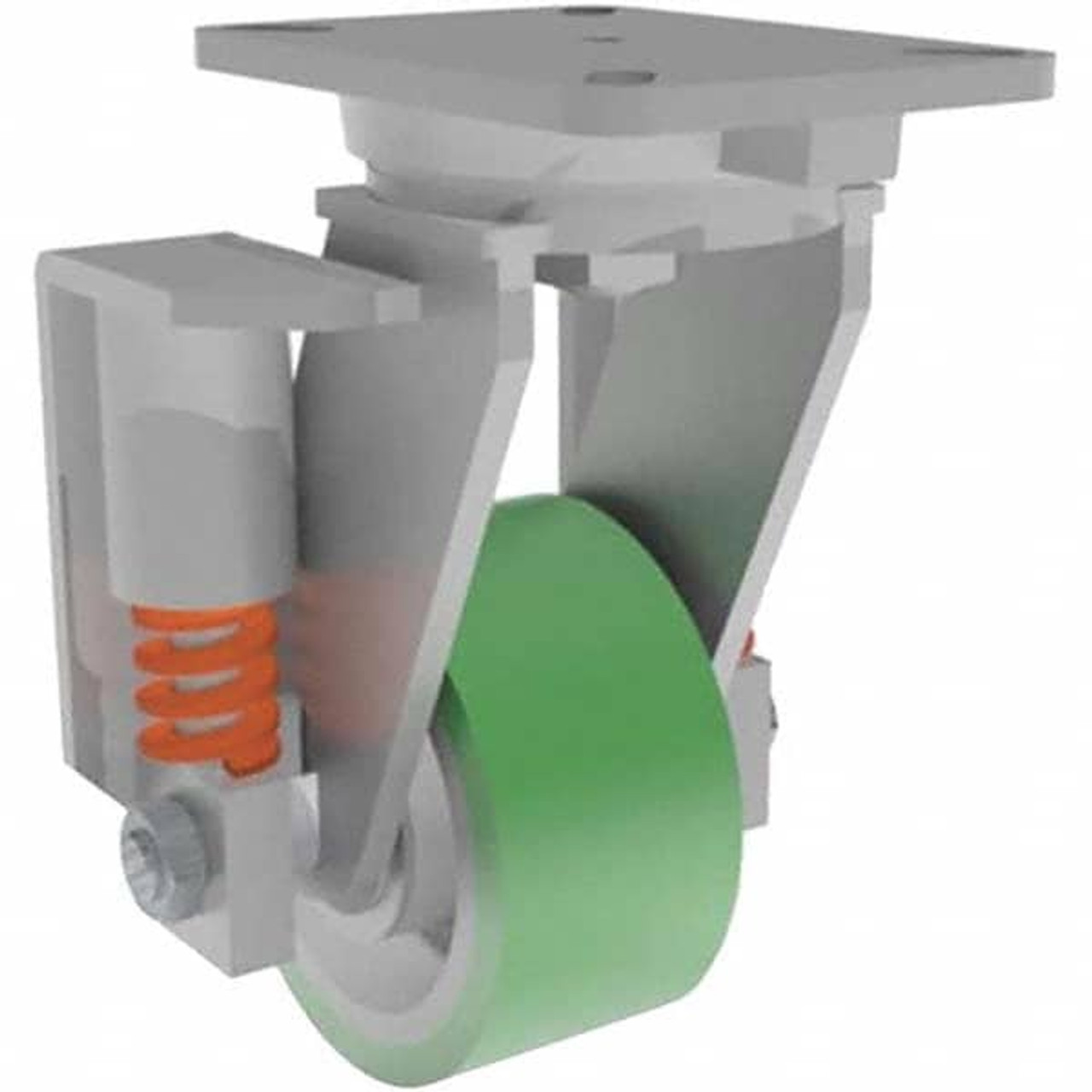 HAMILTON S-SPCH-63DB-1 SWIVEL SPRING,LOADED CH 6X3 DURALAST