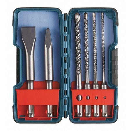 BOSCH POWER TOOLS HCST006 DRILL/CHISEL BITS SDS-PLUS 6PC