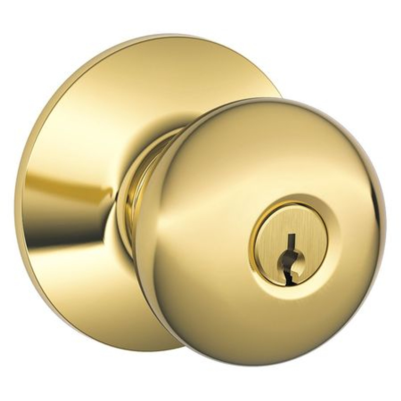SCHLAGE F51A PLY 505 KNOB LOCKSET MECHANICAL ENTRANCE GRD. 1