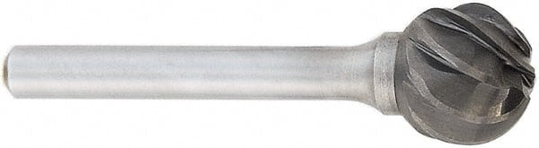 OSG 888-6250 BALL BUR SD,SINGLE END,5/8",CARBIDE