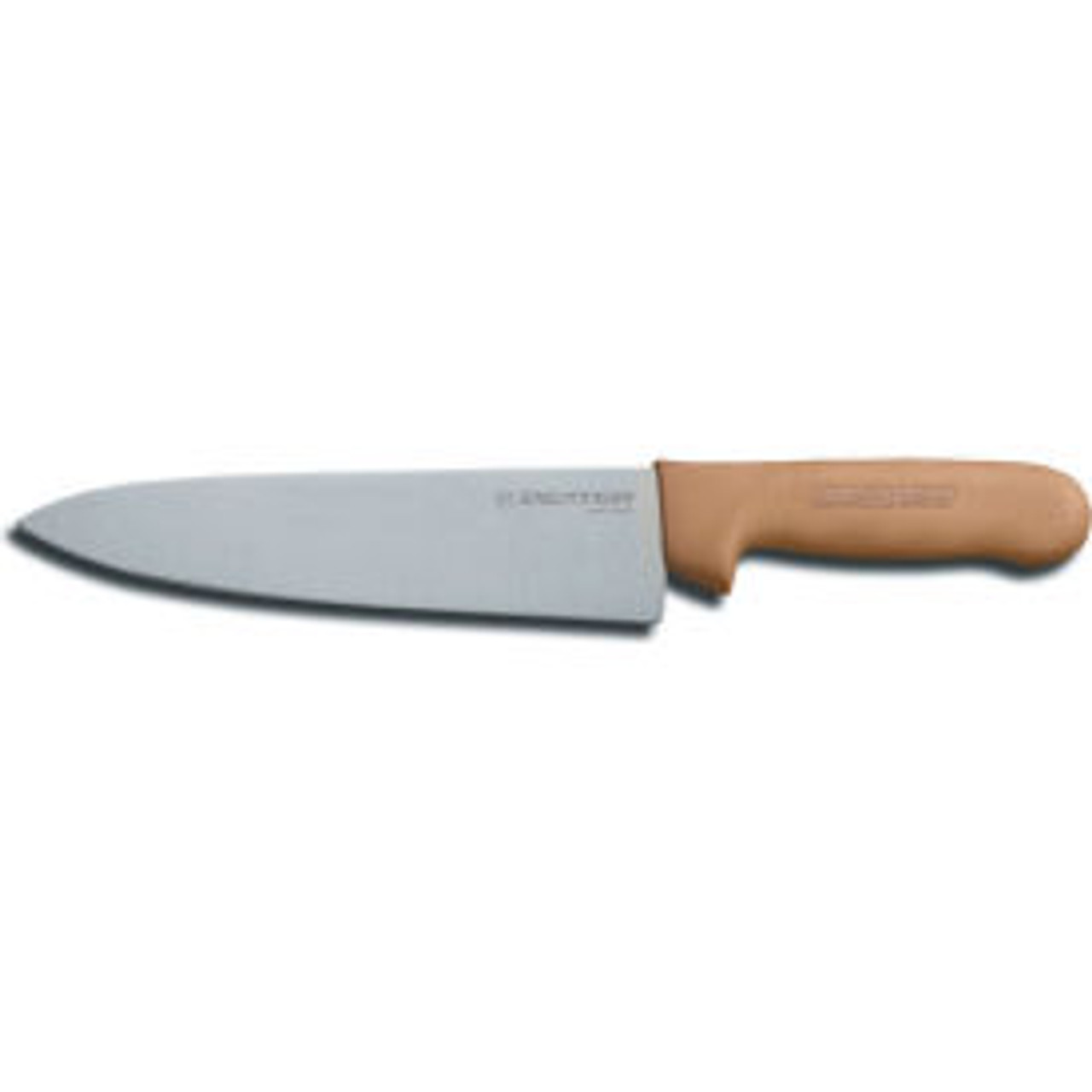 DEXTER RUSSELL 12433T COOKS KNIFE, TAN HANDLE 10 IN