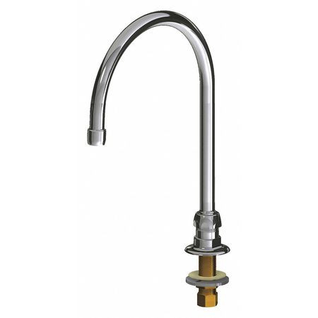 CHICAGO FAUCETS 626-GN8AE35ABCP REMOTE RIGID/SWING GOOSENECK SPOUT