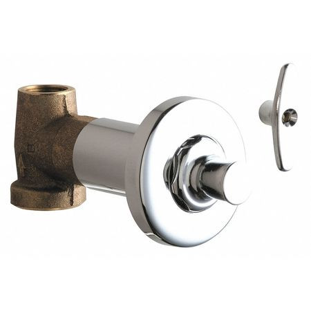 CHICAGO FAUCETS 1771-ABCP CONCEALED STRAIGHT VALVE WITH LOOSE KEY