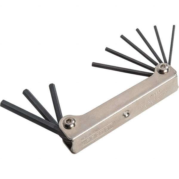 PROTO J4993 PROTO® 9 PIECE FOLDING HEX KEY SET: 5/64