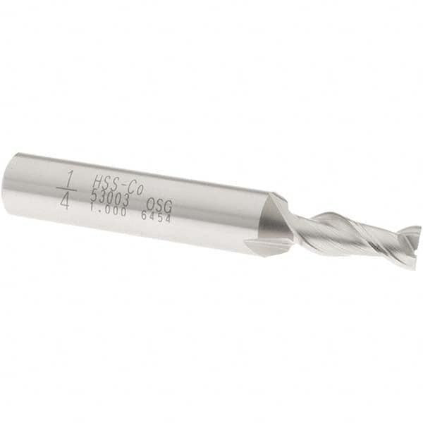 OSG 5300300 END MILL 1/4 DIA 5/8 CUT HSS