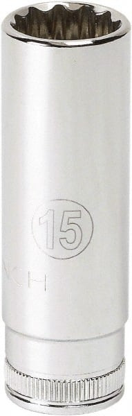 GEARWRENCH 80144 1/4" DRIVE 6 POINT DEEPMETRIC SOCKET 9MM