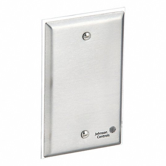 JOHNSON CONTROLS TE-6310F-0 TEMP SENSOR WALLPLATE BACNET W/LOGO