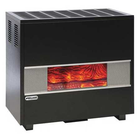 WILLIAMS COMFORT PRODUCTS 6502922A FIREPLACE-LOOK ROOM HEATER NG 65K BTU