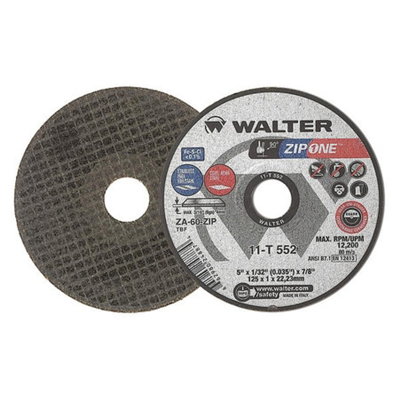ZIP 11T552 CUT-OFF WHEEL T1 5X1/32X7/8