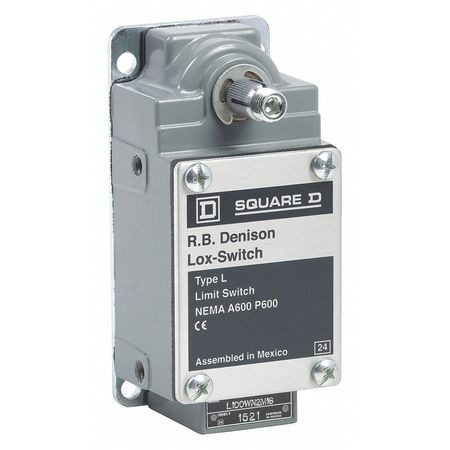 SQUARE D L100WTLN1C2M39 LIMIT SWITCH 600V 10AMP TYPE L +OPTIONS