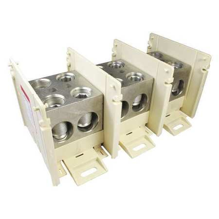 BURNDY BDBLCS6V3 POWER DISTRIBUTION BLOCK 4 AWG TO 500MCM