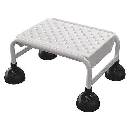 VESTIL LAD-1-W-P COMMERCIAL SPRING LOADED ROLLING LADDER
