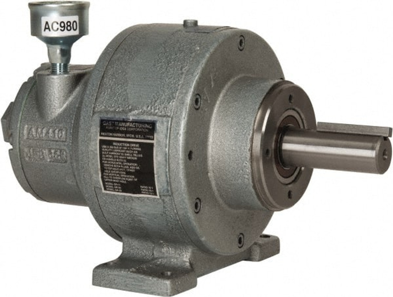 GAST 4AM-RV-75-GR20 1-1/2 HP REVERSIBLE FACE/FOOT AIR ACTUAT