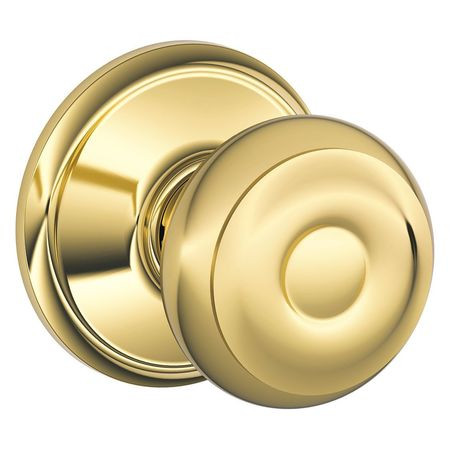 SCHLAGE F10 GEO 505 PASSAGE LATCH, GEORGIAN KNOB, LIFETIME B