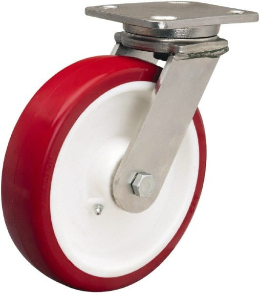 HAMILTON S-WHS-8NFZ SWIVEL CASTER,WHS 8X2